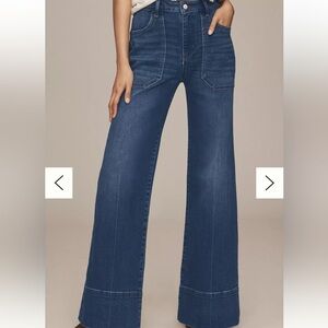 Rylan Relaxed High-Rise Flare Jeans by Pilcro